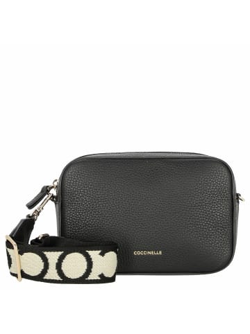 COCCINELLE Tebe – Umhängetasche S 19 cm (ribes) in schwarz