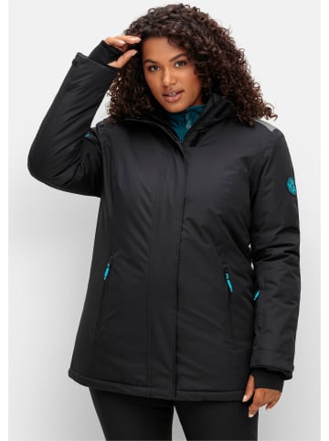sheego Skijacke in schwarz
