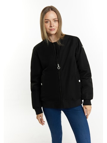 DreiMaster Damen Wattierte Blousonjacke in Schwarz