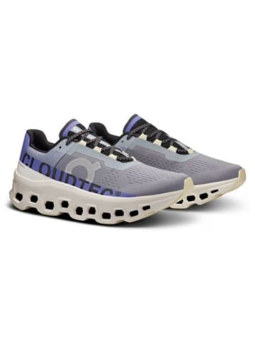 On Laufschuhe Cloudmonster M in Mist/Blueberry