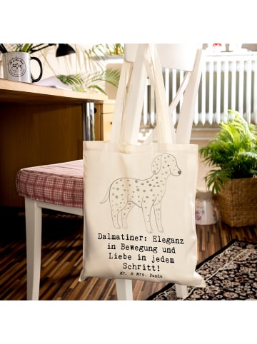Mr. & Mrs. Panda Schultasche Dalmatiner Charme mit Spruch in Creme