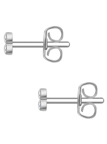 Eastside NY Ohrstecker aus Edelstahl mit Zirkonia in silber