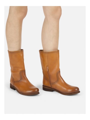 Felmini Wide Fit Stiefel in Mittelbraun