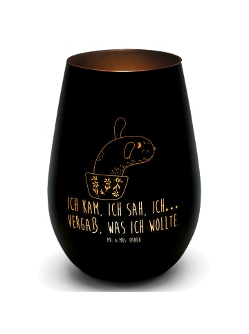 Mr. & Mrs. Panda Glaslaterne Kaktus Mama mit Spruch in Schwarz