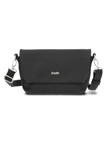 Zwei Mademoiselle.M Messenger 28 cm in nubuk black