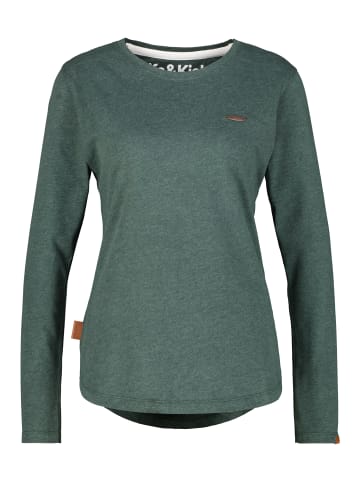 alife and kickin Langarmshirt LeaAK A in dark forest melange
