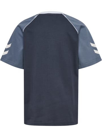 Hummel T-Shirt Raglanärmel Hmljr Rolf Kinder in OMBRE BLUE