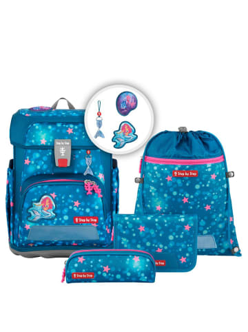 Step by Step Cloud - Schulranzen Set 5tlg. (Police Truck Charly) in Mermaid Lola