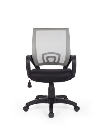 KADIMA DESIGN ARDA Jugendstuhl - Ergonomischer Bürostuhl mit Wippmechanik in Grau