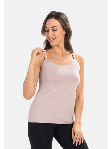 Teyli Klassisches Stillhemd Stillhemdchen in kakao