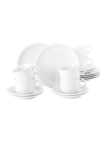 Seltmann Weiden 18er Set Kaffeeservice Compact Weiß in weiß