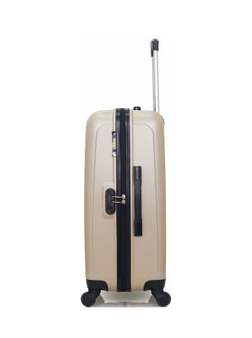 Hero Mittelgroßer Hartschalenkoffer TAURUS in Beige (64L)
