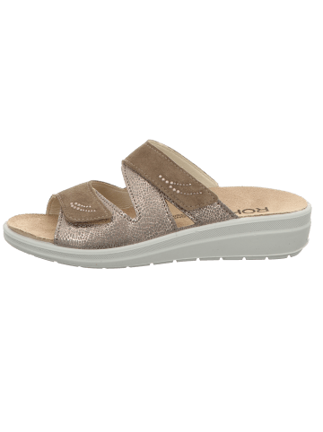 ROHDE Pantolette bequem in braun