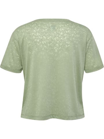 Hummel Hummel T-Shirt Hmlmt Yoga Damen Atmungsaktiv in SEAGRASS