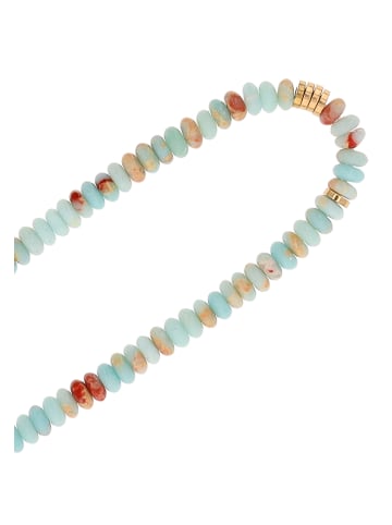 grassland Women Bracelet With Beads in Gold Turquoise