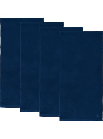Erwin Müller Frottier Duschtuch 4er-Pack Heidenheim in marine