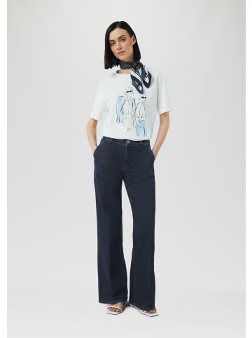 comma Jeans-Hose lang in Blau