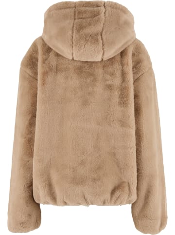 Urban Classics Zip-Kapuzenpullover in wetsand