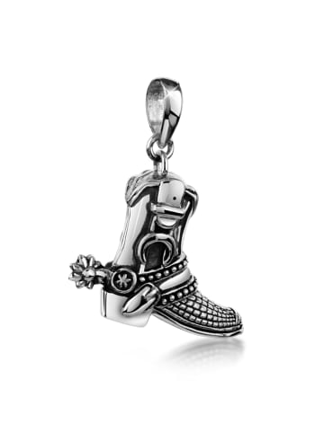 KUZZOI Anhänger 925 Sterling Silber Schuh in Silber