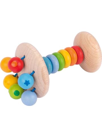 Goki Greifling Elastik Stielrassel Regenbogen - 1 Jahren