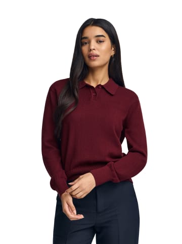 Polo Club Pullover in Granat