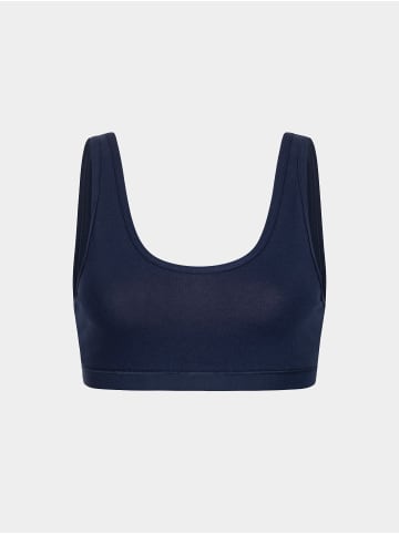 Erlich Textil  Baumwoll Bustier Vera in marine