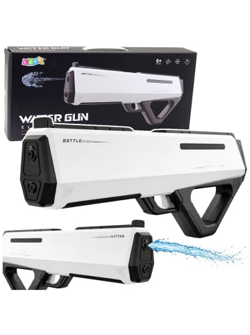 Wisam® Elektrisches Wasserpistolengewehr, weiß, Reichweite 12 m