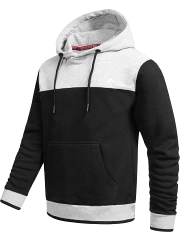 Alessandro Salvarini Kapuzenpullover Alessandro Salvarini Herren Hoodie AS315 in Hellgrau