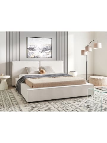Beliani Doppelbett LINARDS in Weiß - (W) 210 x (H) 94 x (L) 242 cm