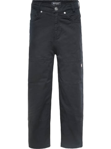 Blue Effect Baggy Hose in Schwarz