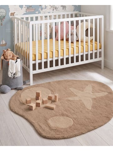Kinderteppich IRINGAL  in Beige - (W) 120 x (L) 120 cm