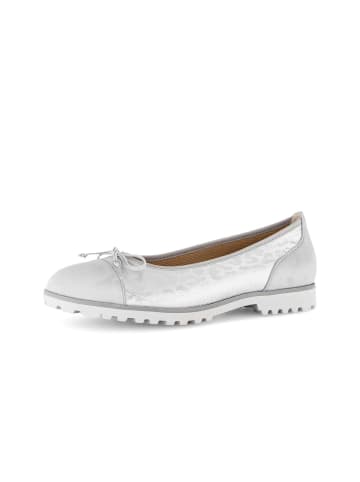 Gabor Sportliche Ballerinas in silber