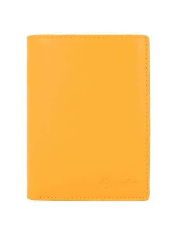 Esquire Peru Geldbörse RFID Leder 9,5 cm curry