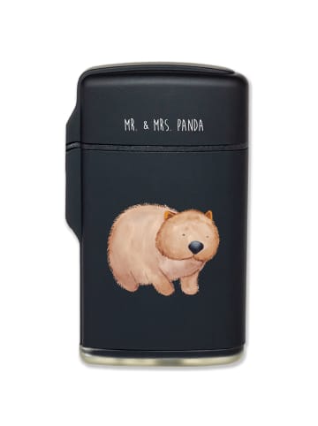 Mr. & Mrs. Panda sturmfeuerzeug Wombat ohne Spruch in Schwarz