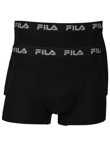 Fila Boxershort 2er Pack in Schwarz