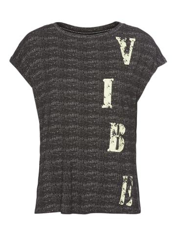 Laura Scott T-Shirt in schwarz-weiß-gemustert