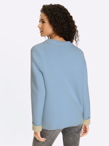 Heine Strickblazer in eisblau