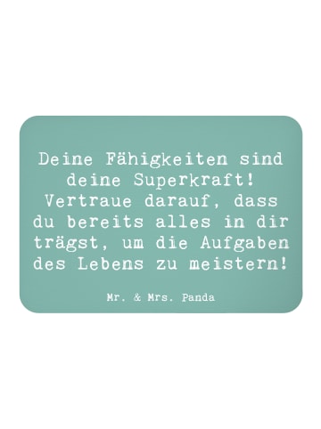 Mr. & Mrs. Panda magnet Spruch Vertrauen in Fähigkeiten mit Spruch in Meeresbrise