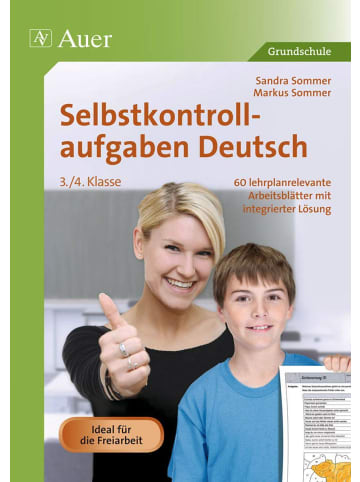 Auer Verlag Selbstkontrollaufgaben Deutsch 3.-4. Klasse | 60 lehrplanrelevante...