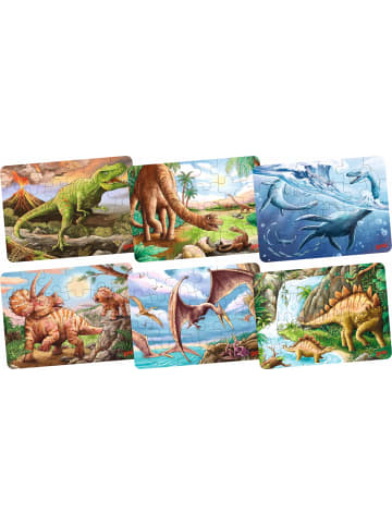 Goki Minipuzzle Dinosaurier, 1 Stk. - ab 4 Jahren