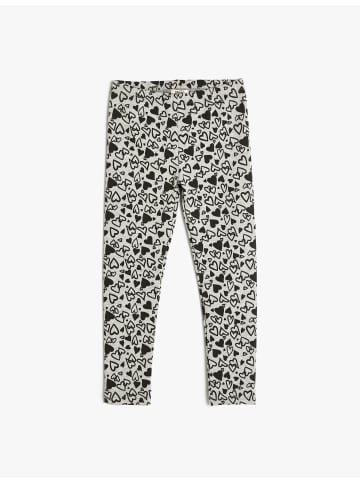 KOTON Leggings in Grau Gemustert