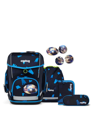 Ergobag Cubo - Schulranzen Set 5tlg. Modell 2025 (SpitzenreitBär) in VerfolgBärjagd