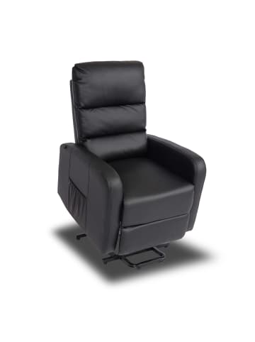 MCW Fernsehsessel  K62 mit Liegefunktion und Aufstehhilfe, Schwarz