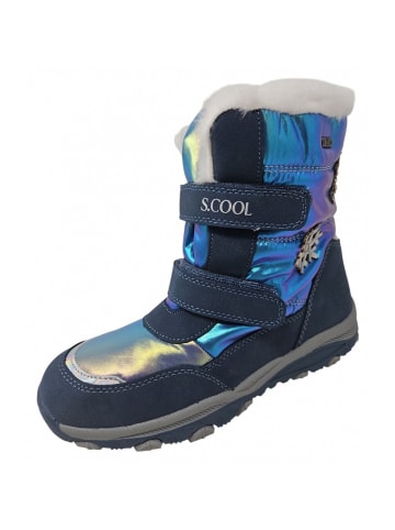 S'COOL Klettstiefel  in Blau