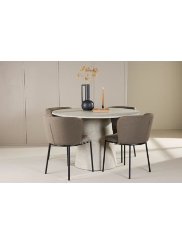 ebuy24 Essgruppe Lanzo (5-teilig) Beige 120 x 120 cm
