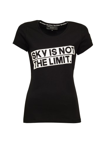 Roberto Geissini Sky is not the limit T-Shirt Schwarz