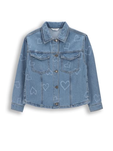 Coccodrillo Jeansjacke mit kragen in blau
