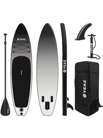 YEAZ BLACK SANDS BEACH - EXOTRACE PRO - SET sup board und kit in grau