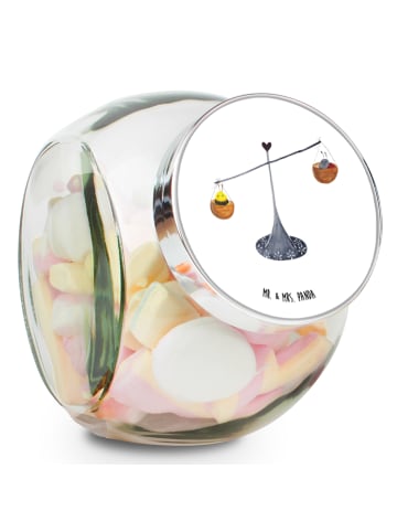 Mr. & Mrs. Panda Vorratsdose Sternzeichen Waage ohne Spruch in Weiß