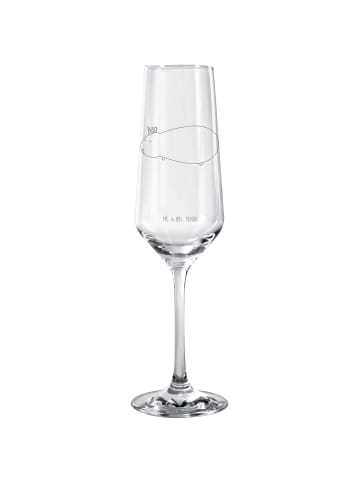 Mr. & Mrs. Panda Sektglas Einhorn Meerschweinchen ohne Spruch in Transparent